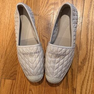 KARL LAGERFELD PARIS
Women's Desta Slip-On Espadrille Platform Flats